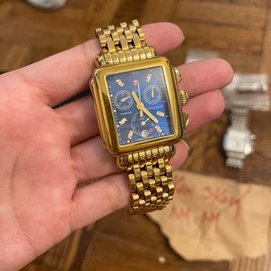 Gold Michele Watch